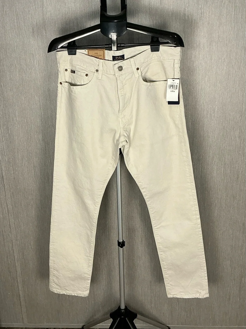 Polo by Ralph Lauren Slim Straight Jeans in Light Beige Size 33X30